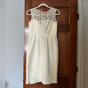 White cocktail dress
